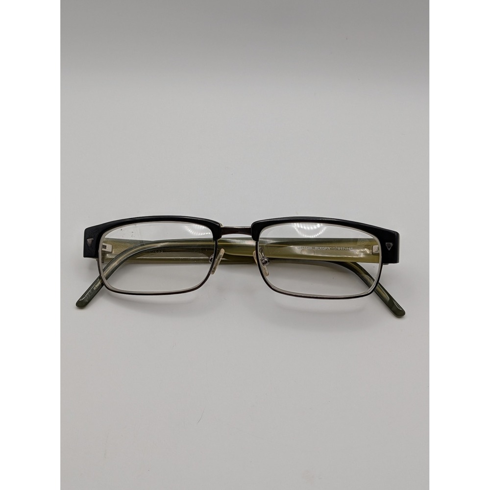 Guess GU1546 Eyeglass Frames Only Black Green Full Rim Rectangle 52-17-145 - Picture 15 of 16